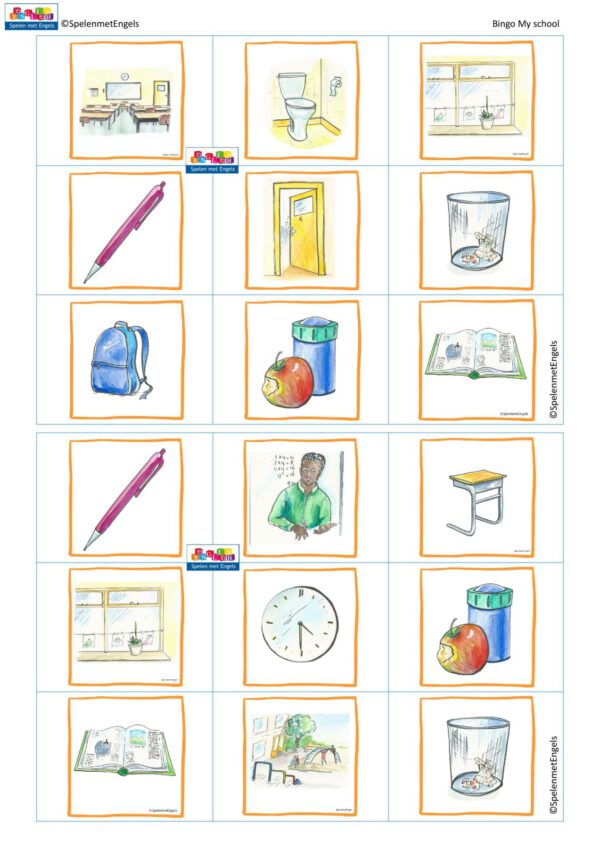 Bingo my school (onderbouw) - Afbeelding 2
