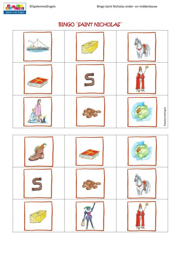Bingo Saint Nicholas (onderbouw) - Afbeelding 3