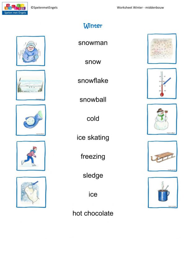Worksheets Winter - Afbeelding 2