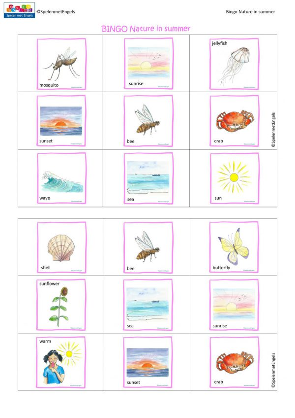 Bingo Nature in summer - Afbeelding 2