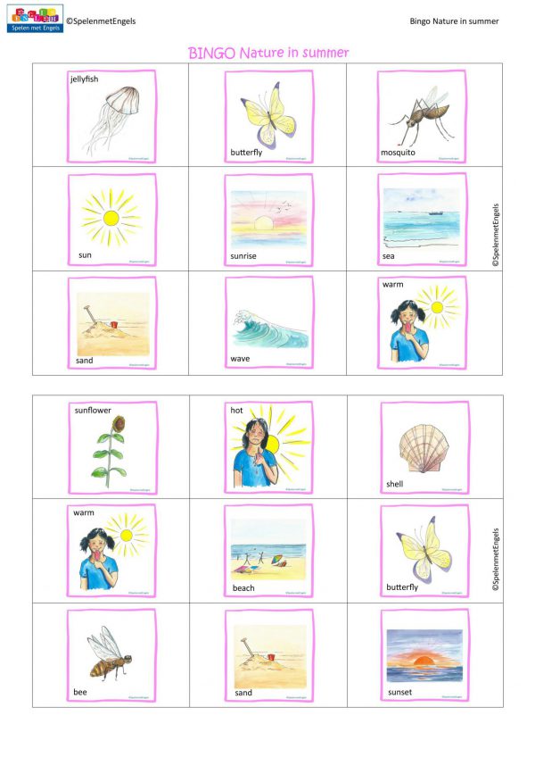 Bingo Nature in summer - Afbeelding 3