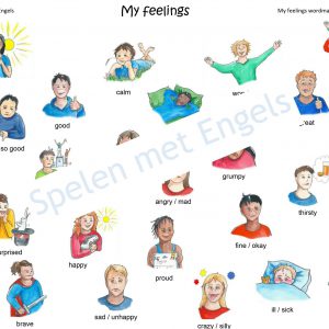 Woordmat My feelings (middenbouw)