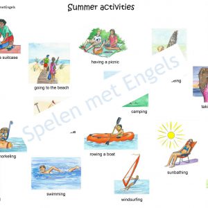 Woordmat Summer activities