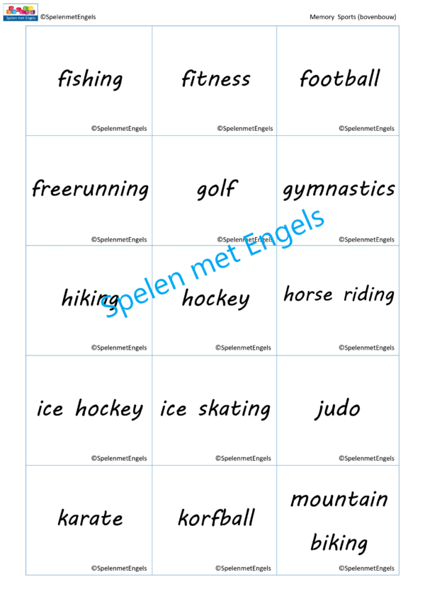 Memory Sports (bovenbouw) - Afbeelding 3