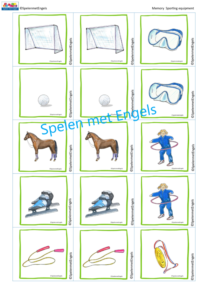 Themapakket Sporting equipment - Afbeelding 12