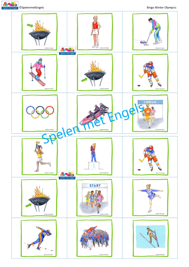 Bingo Winter Olympics - Afbeelding 3