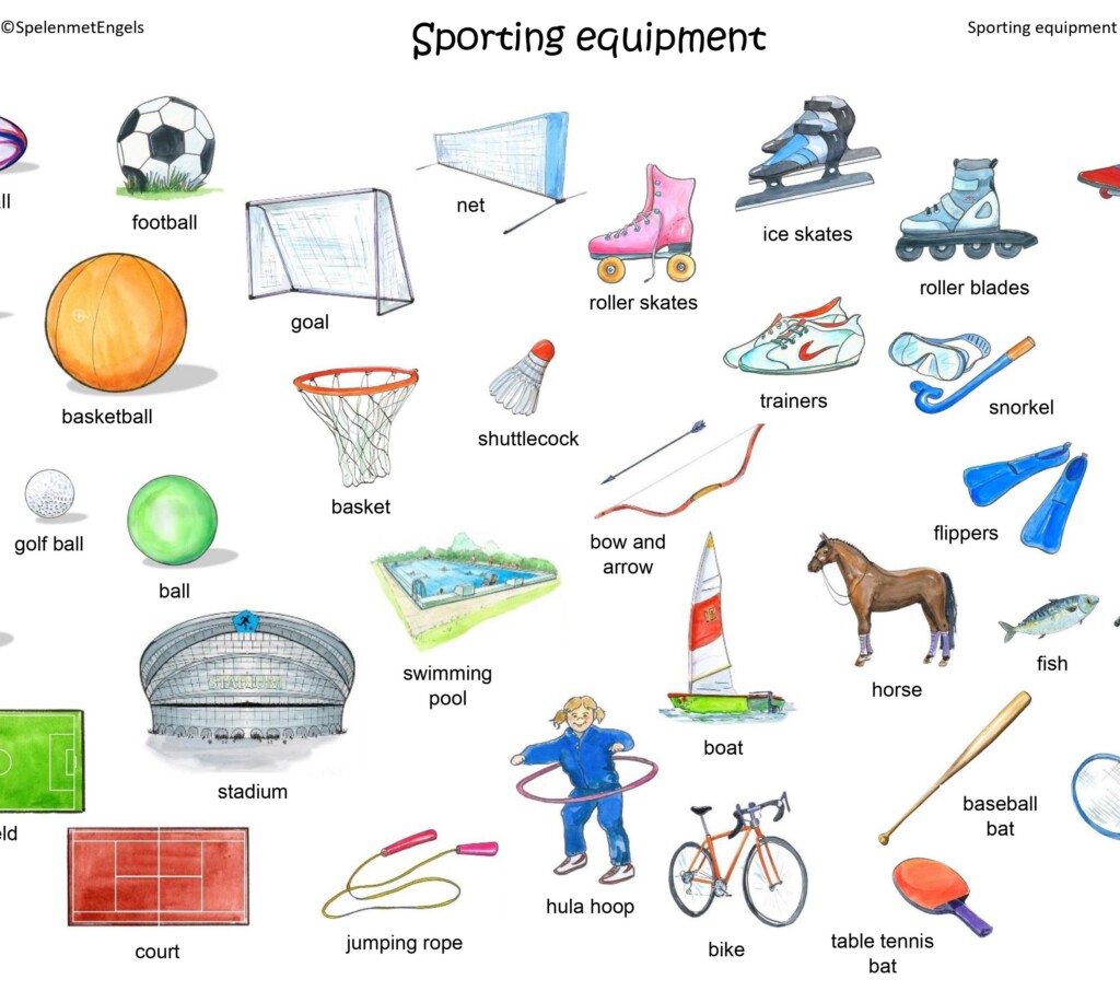 Themapakket Sporting equipment - Afbeelding 6