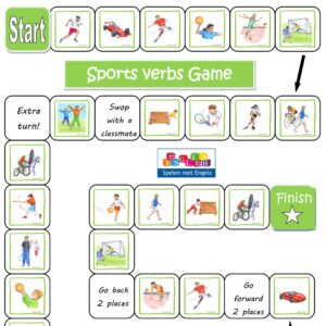 Bordspel Sports verbs