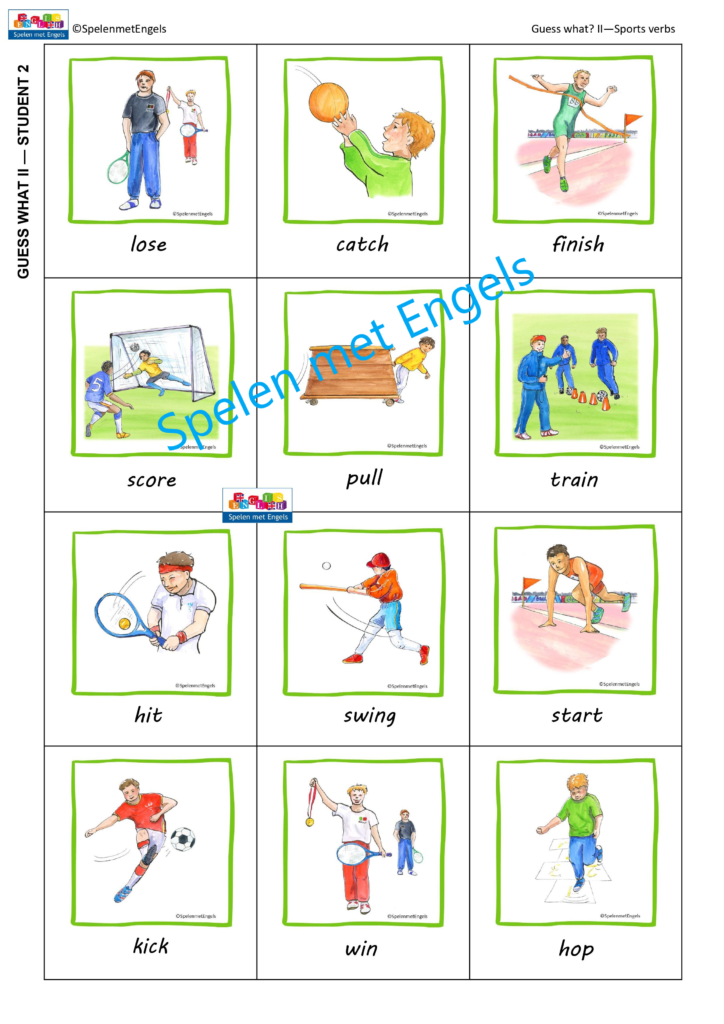 Themapakket Sports verbs - Afbeelding 9