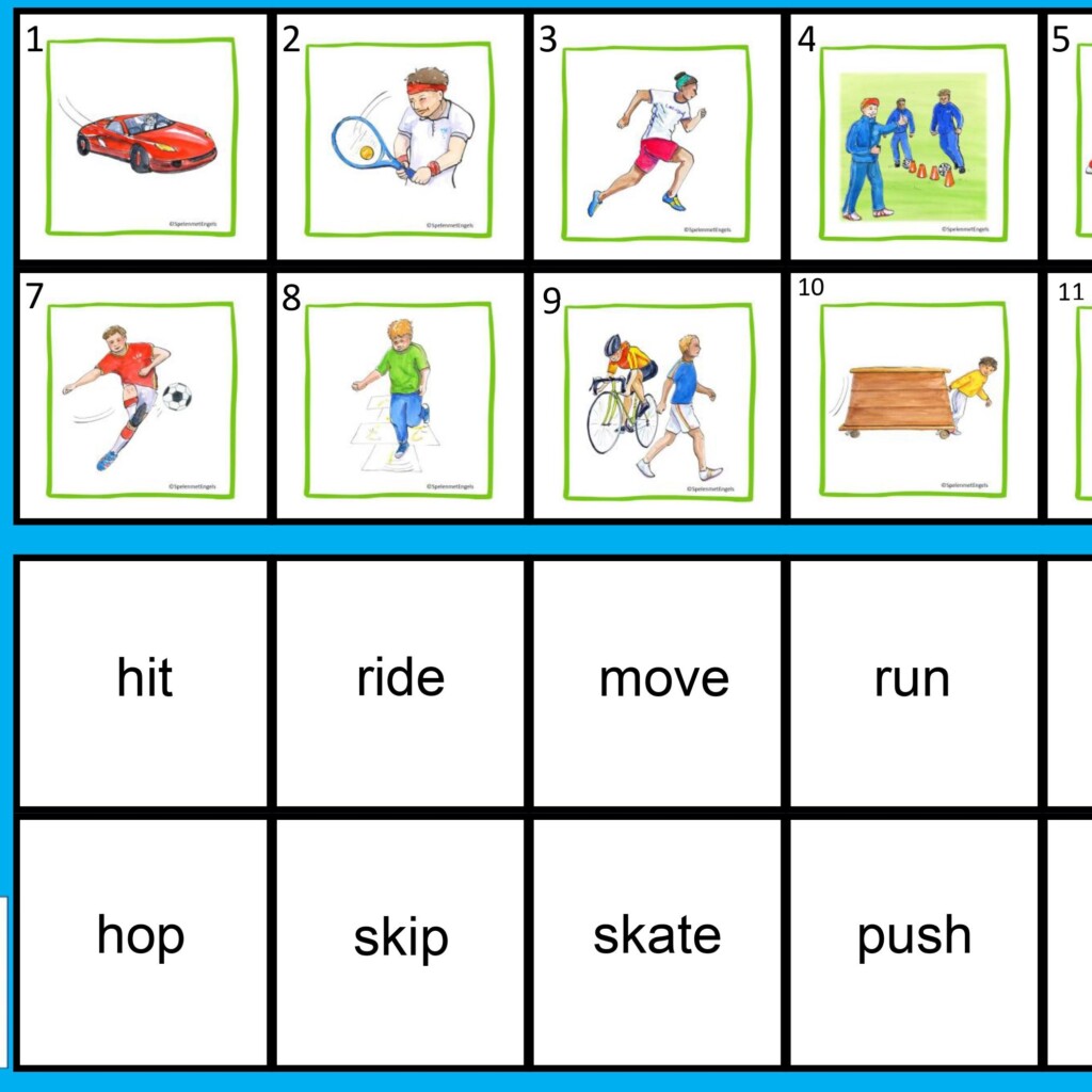 Miniloco Sports verbs