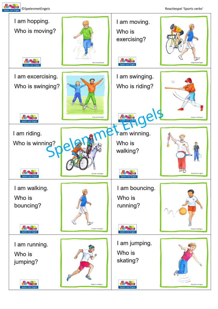 Themapakket Sports verbs - Afbeelding 7