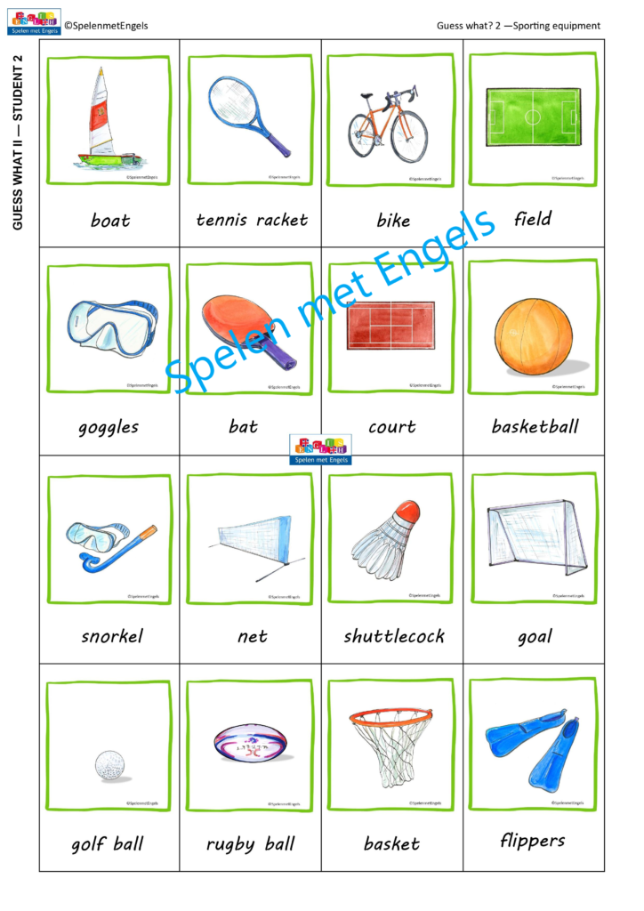 Themapakket Sporting equipment - Afbeelding 9