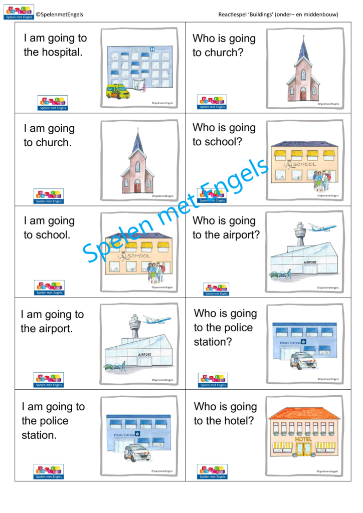 Reactiespel Buildings (middenbouw) - Afbeelding 2