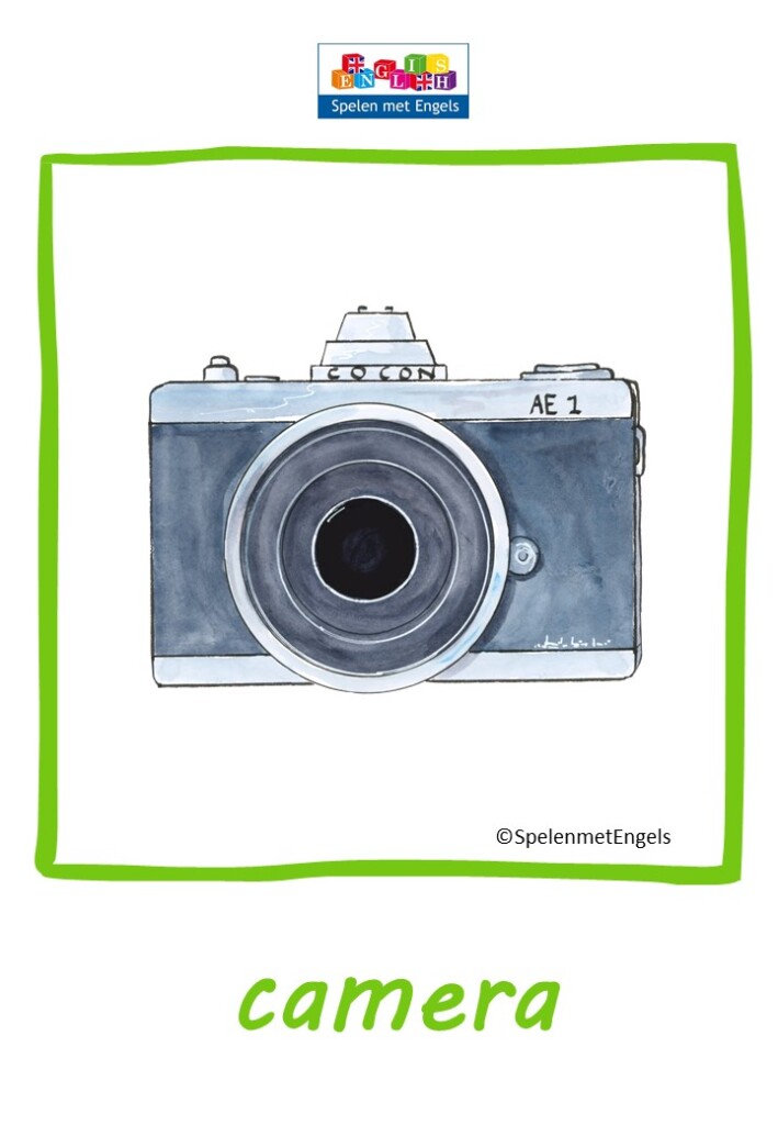 Flashcards Hobbies (middenbouw) Spelen met Engels