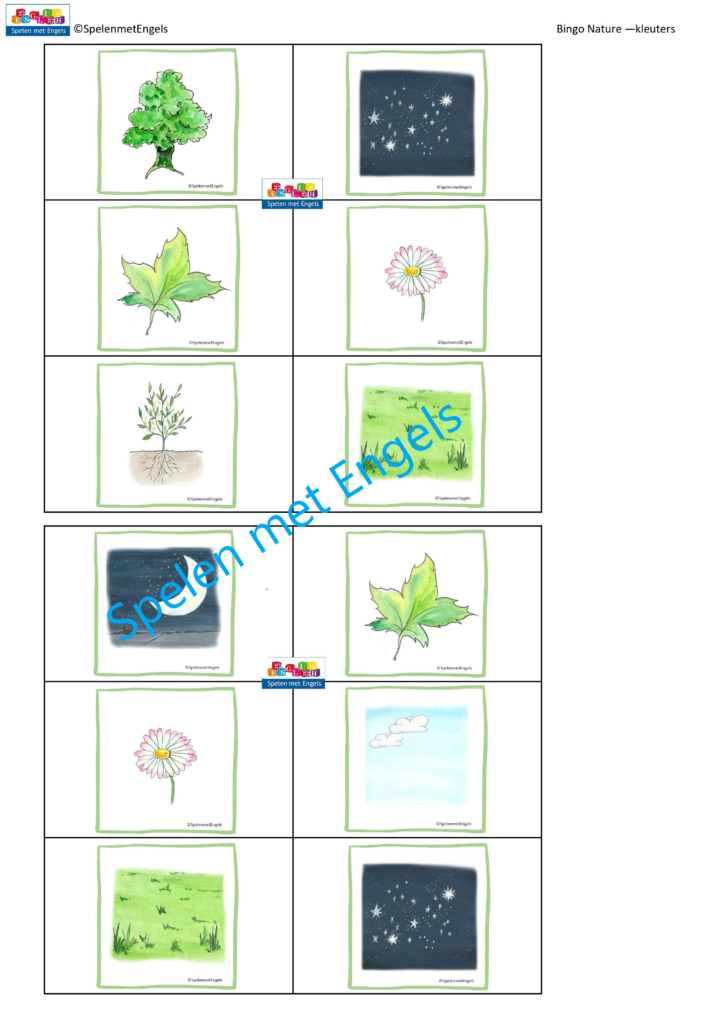 Bingo Nature (kleuters) - Afbeelding 3