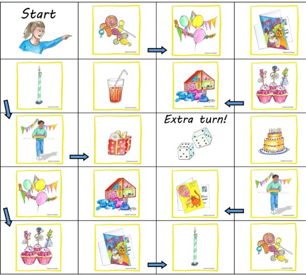 Bordspel Party time (onderbouw)