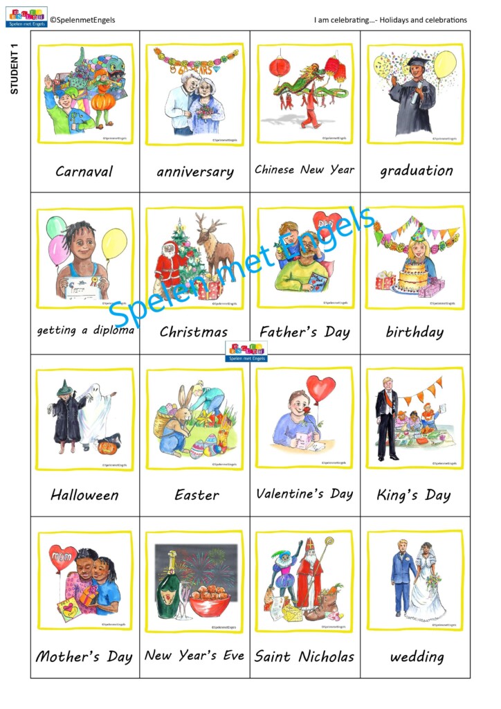 Themapakket Holidays and celebrations - Afbeelding 10