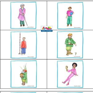 Bingo Describing people (kleuters)
