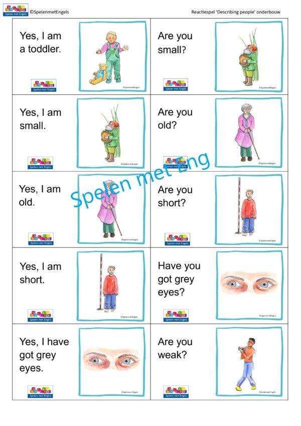 Themapakket Describing people (onderbouw) - Afbeelding 7