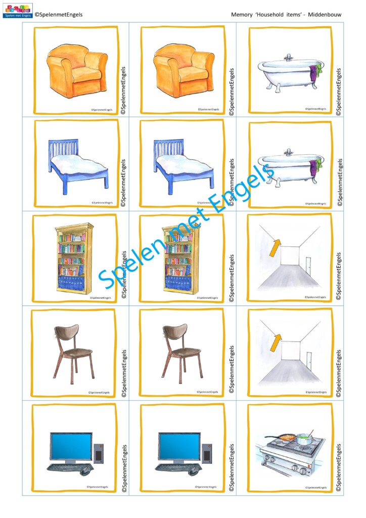 Themapakket Household items (middenbouw) - Afbeelding 5