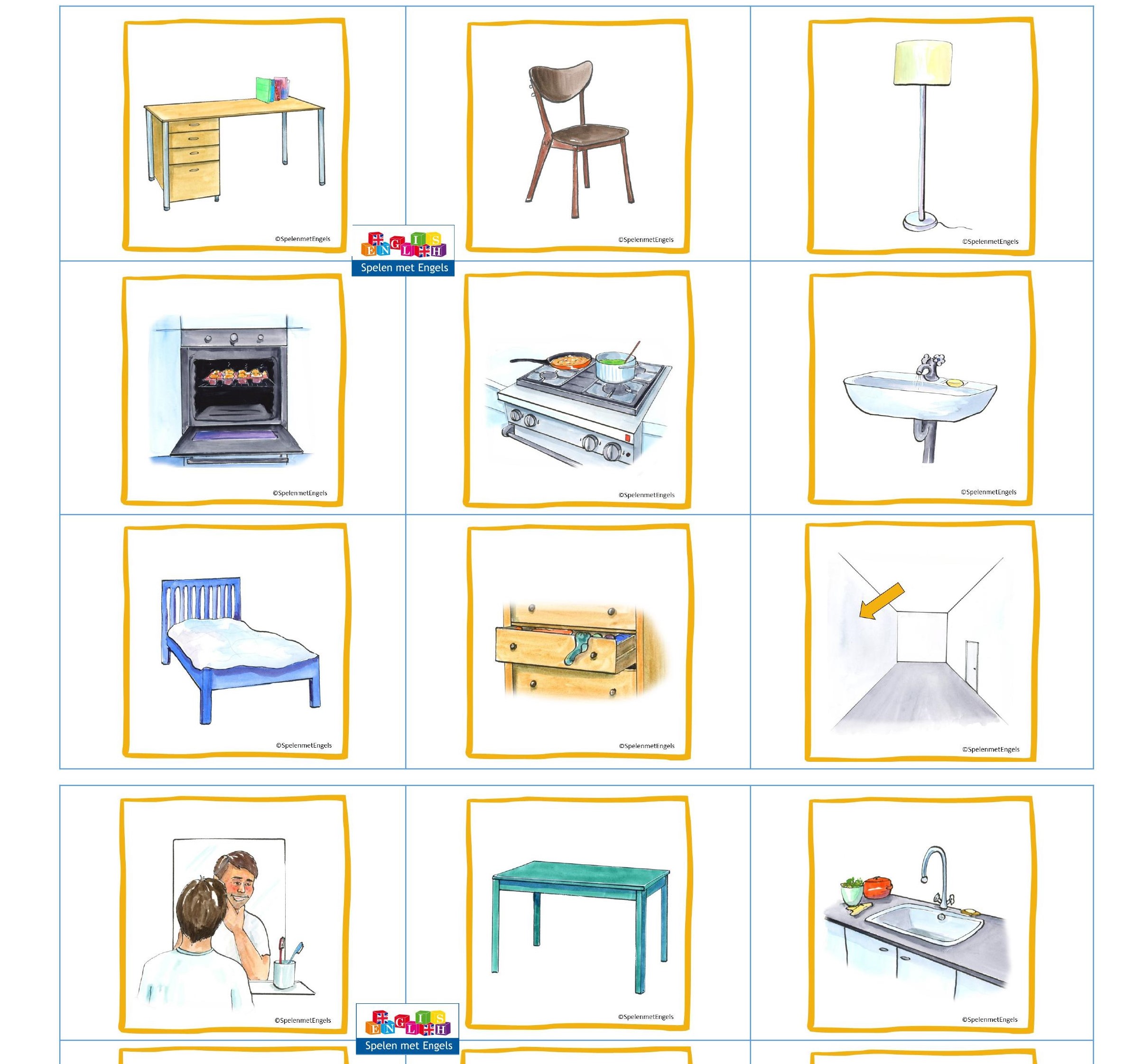 Bingo Household items (middenbouw)