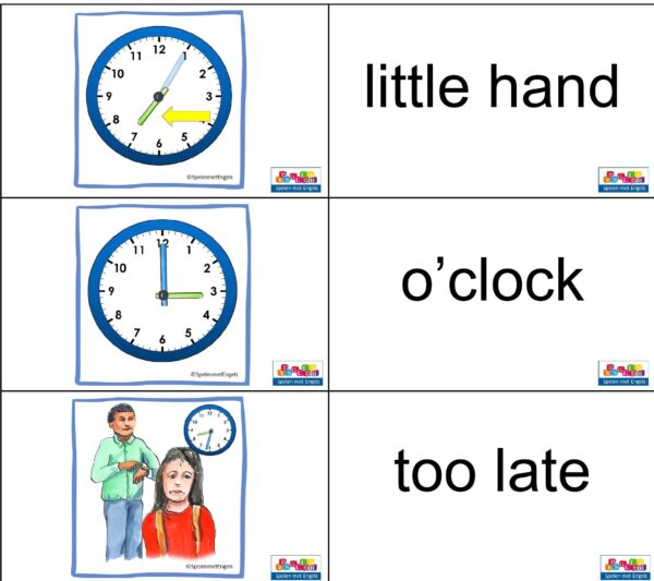 Flitskaartjes How to tell time & What time is it? (middenbouw)