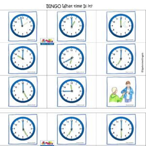 Bingo What time is it? (bovenbouw)