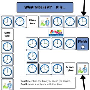 Bordspel What time is it? (middenbouw)