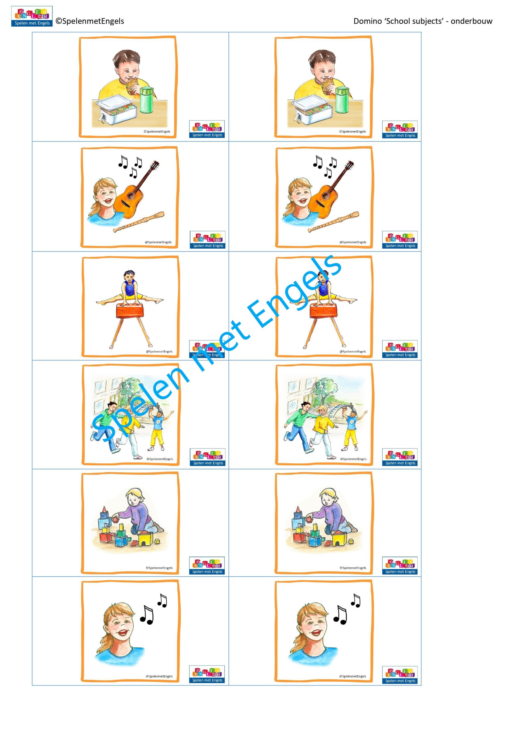 Domino School subjects (onderbouw) - Afbeelding 3