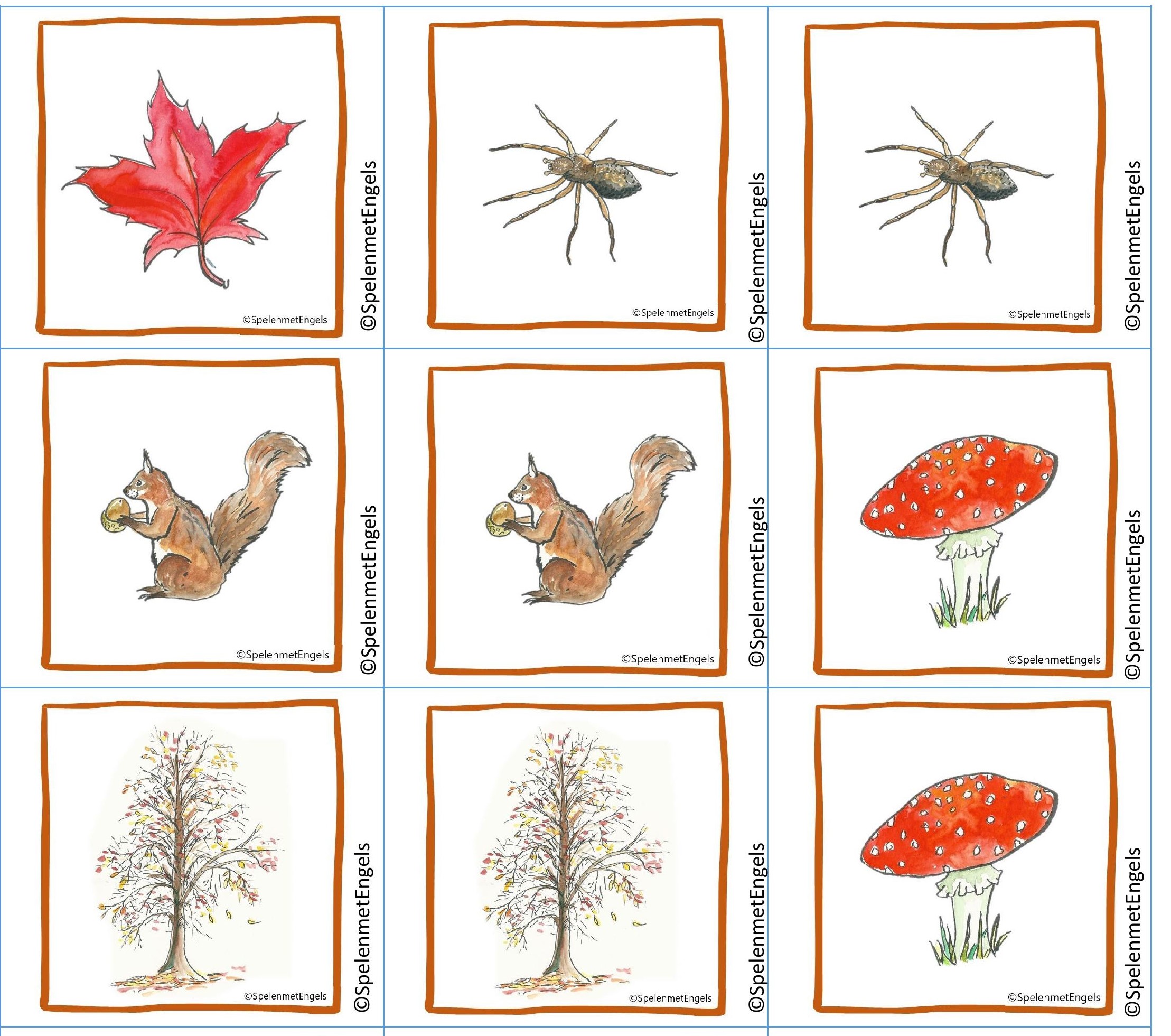 Memory Autumn (kleuters)