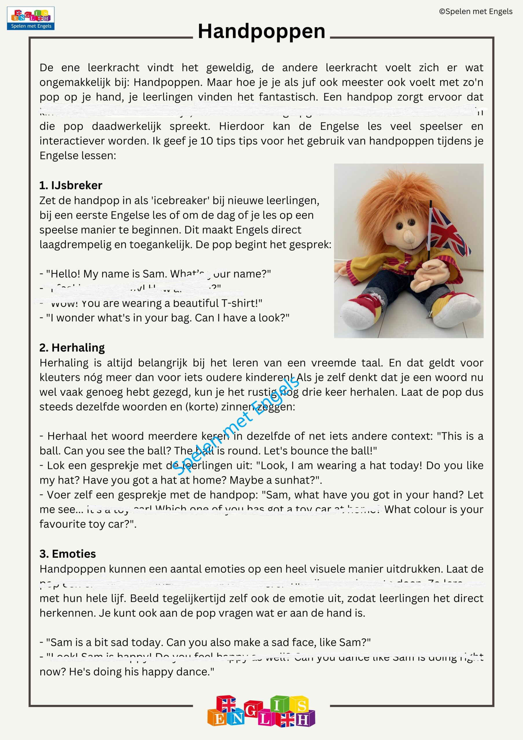 Handpoppen - Afbeelding 2