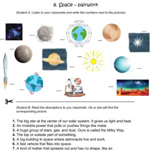 Worksheets Space (bovenbouw)