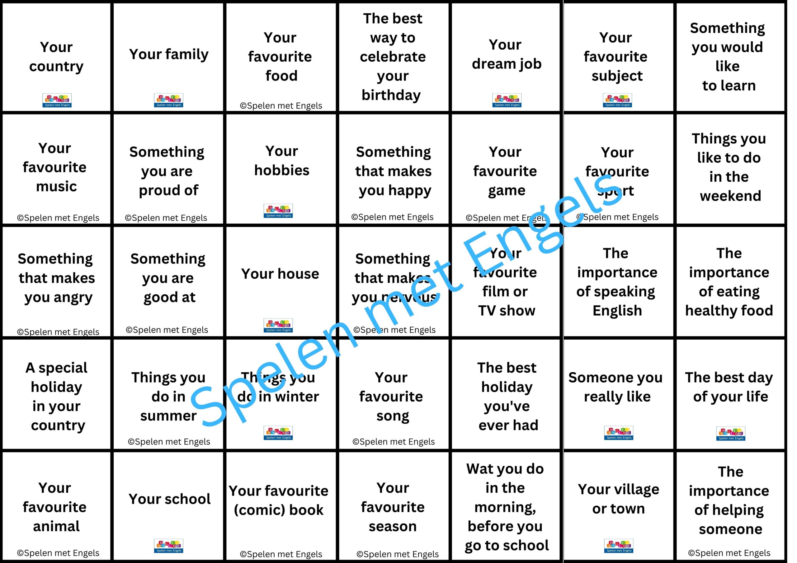 Boardgame 'Tell me about...' - Afbeelding 2