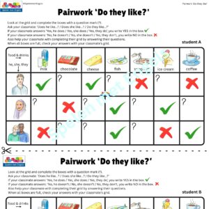 Pairwork Food and drinks