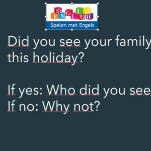 PowerPoint My Christmas holiday (speaking)